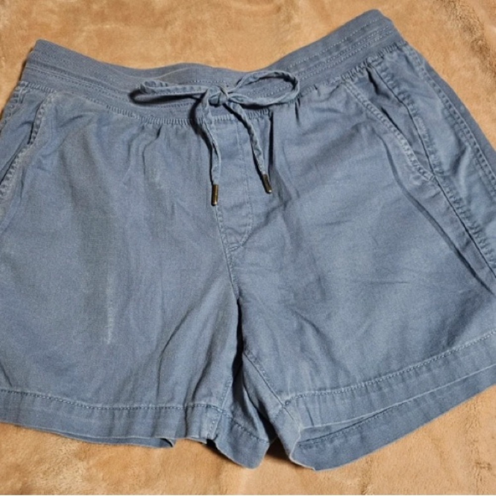 Casual Drawstring Women’s Shorts - Blue